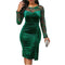 Sexy Pencil Skirt Dress Mid Skirt Back Zipper - ROUTINE FASHION
